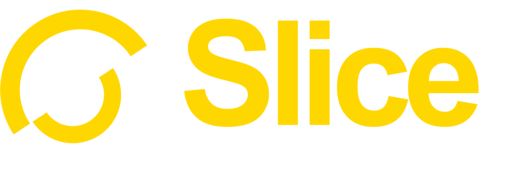 Slice Lounge - White x Yellow Logo